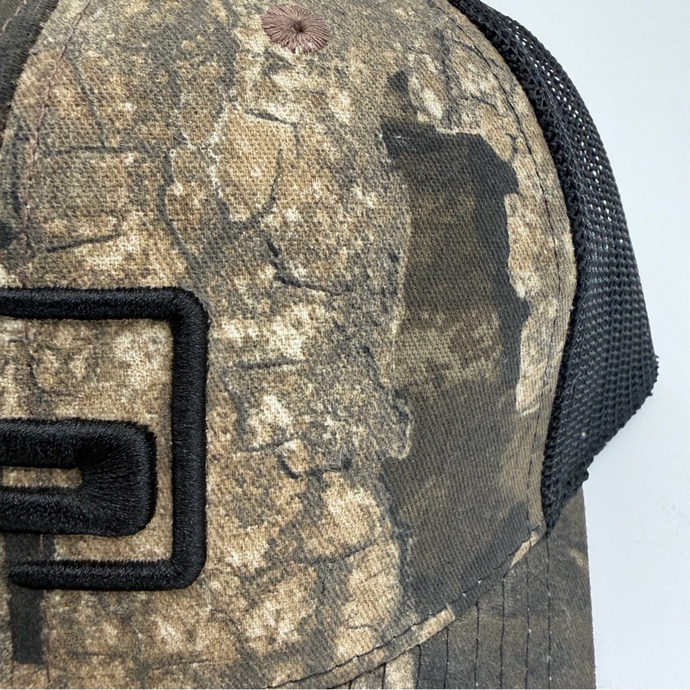 Banded Trucker Camo Cap Mesh Back Adjustable Snapback Field Camouflage Hat OS - Picture 8 of 9